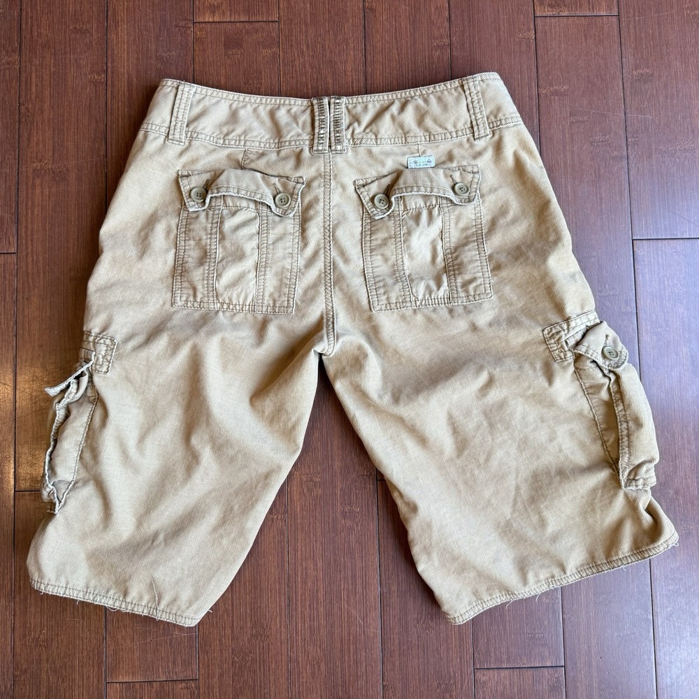 Abercrombie & Fitch Tan Cargo Shorts - Picture 2 of 8